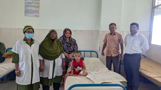 ফরিদপুর মেডিকেলে কক্লিয়ার ইমপ্ল্যাট চিকিৎসা সম্পন্ন শ্রবণ শক্তি ফিরে পাবে ৬ বধির শিশু